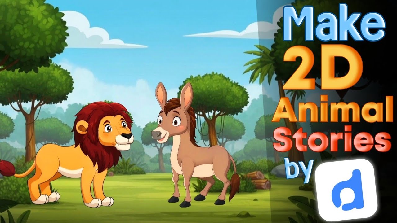 Make 2D Animal Stories using Autodraft AI | FULL COURSE ✨️