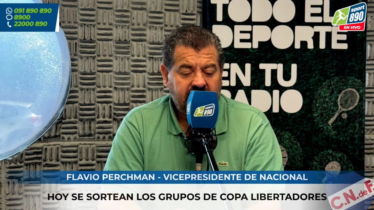 FLAVIO PERCHMAN DESDE ASUNCIÓN EN LA PREVIA DEL SORTEO DE LA CONMEBOL LIBERTADORES