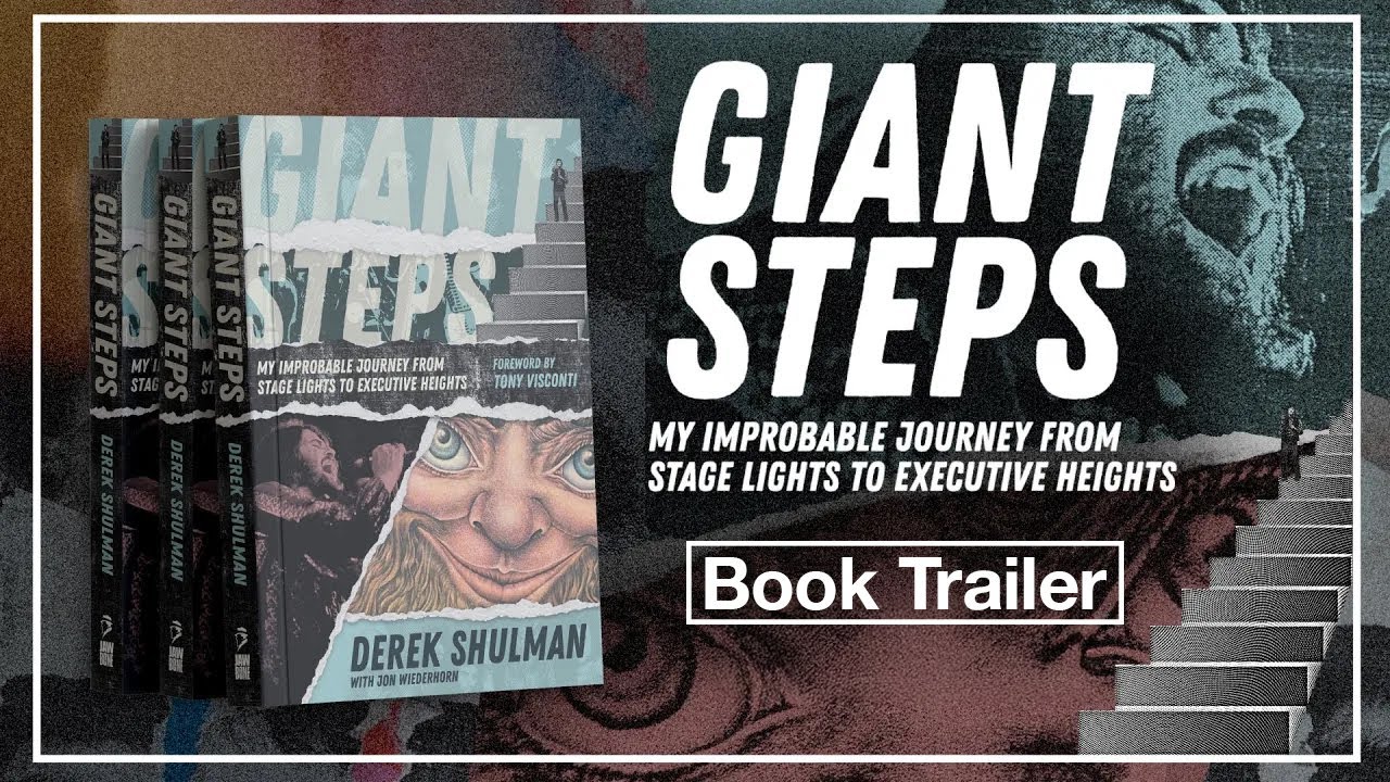 Giant Steps: From Stage Lights to Executive Heights | Derek Shulman Memoir Official Book Trailer