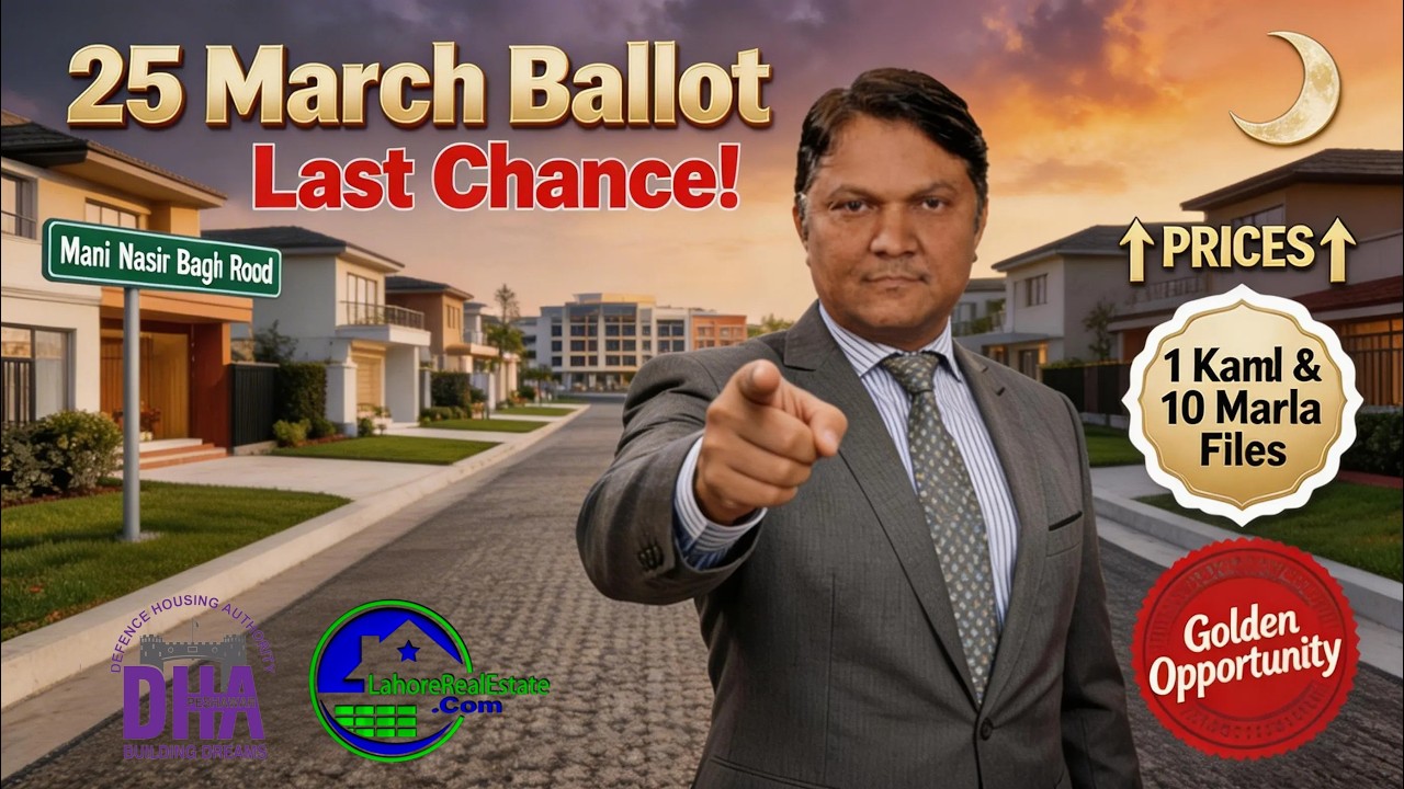 DHA Peshawar Latest File Rates & March 25 Ballot Update: Golden Investment Opportunity 2026