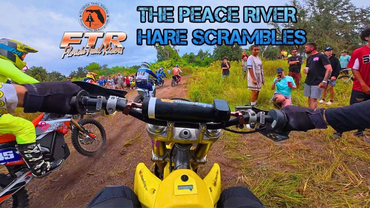 FTR Peace River Hare Scramble 2025 Bartow FL | Electric Class First Lap