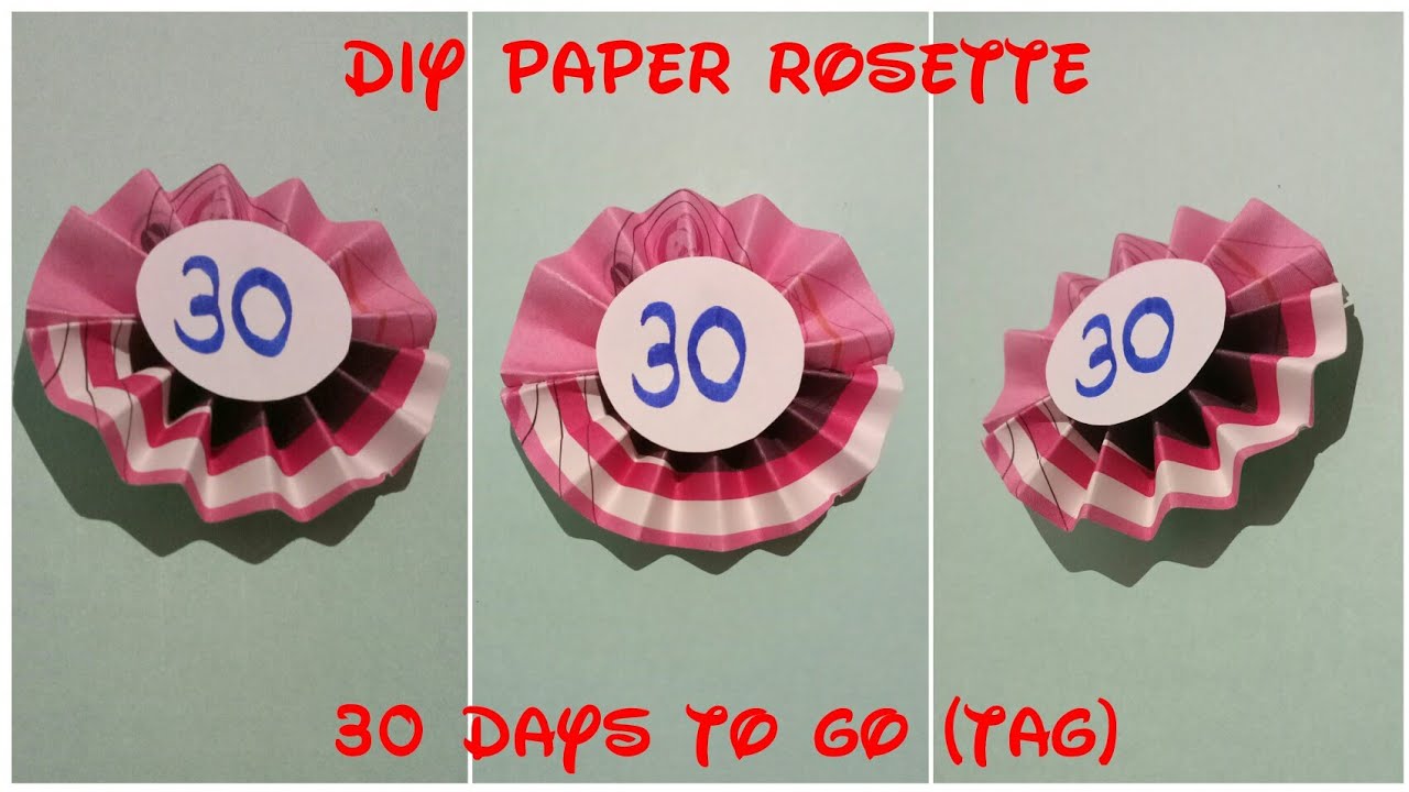 DIY Paper Rosette | DIY Paper Fan | DIY Gift Ideas | Paper Craft
