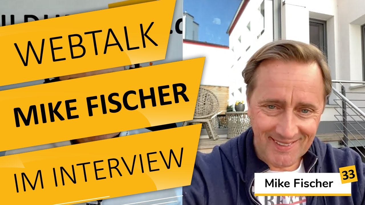 Webtalk: Mike Fischer im Interview