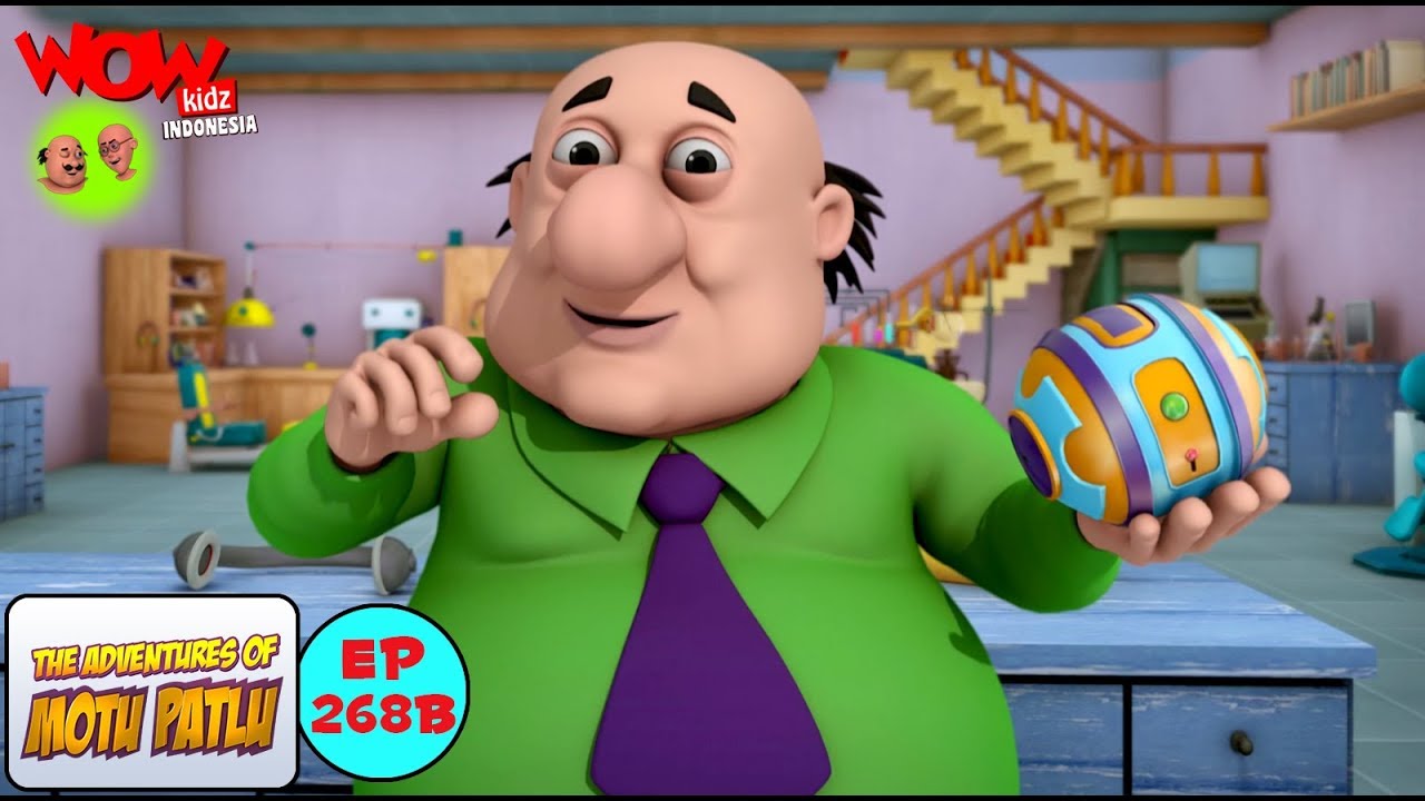 Motu Patlu dalam Bahasa | Gadget Pengunduh Kekuatan Dr. Jhatka | Kartun animasi 3D untuk anak-anak