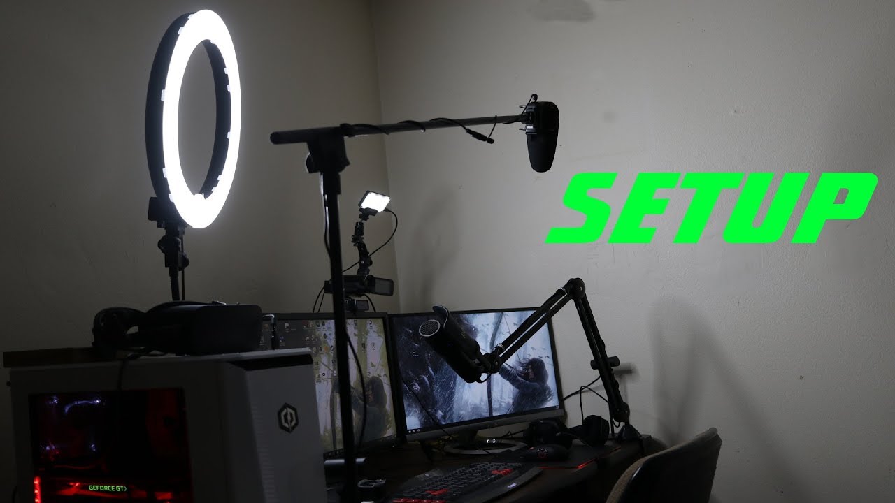 2018 YouTube Gaming SETUP TOUR | Tips for Small YouTubers
