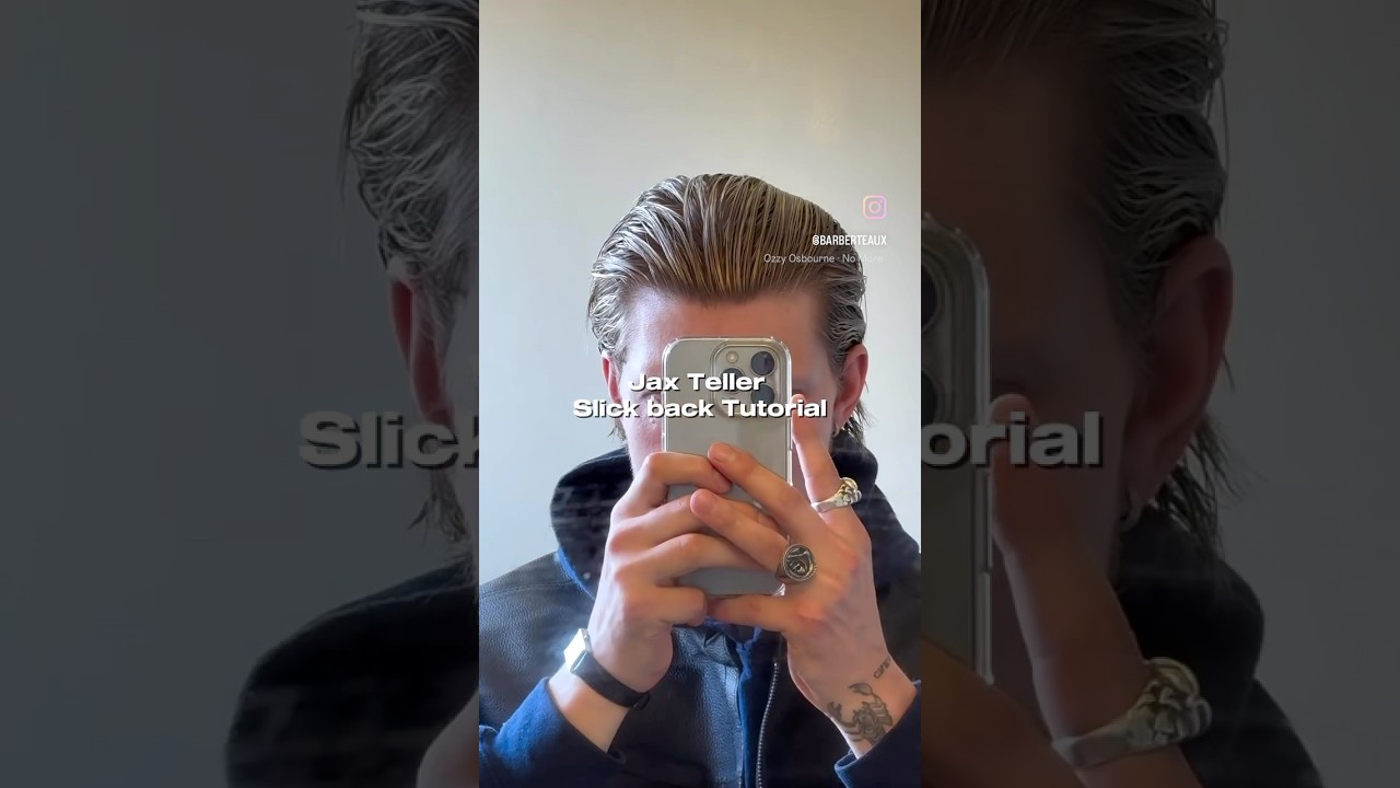 Jax Teller Slick Back Tutorial