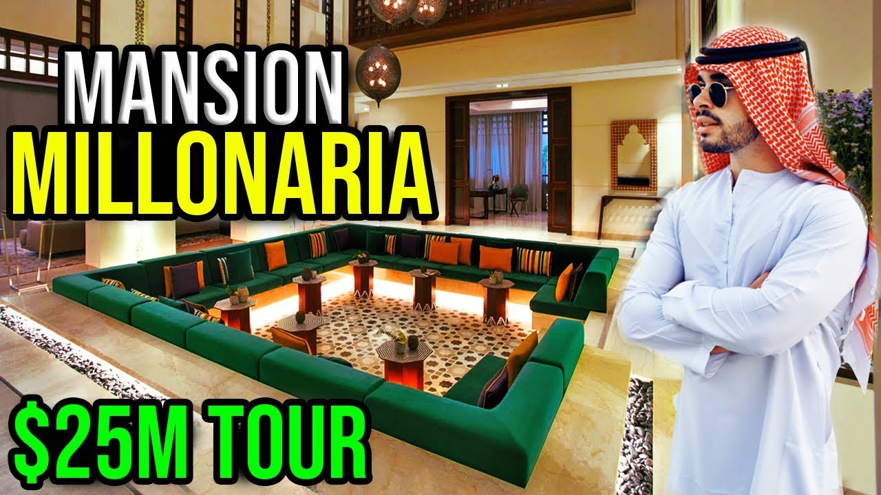LA MANSION MILLONARIA DE LOS JEQUES ARABES DE DUBAI