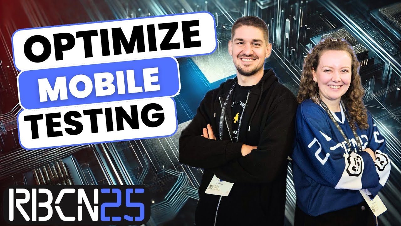 RoboCon 2025 - Optimizing Mobile Testing using AppiumLibrary