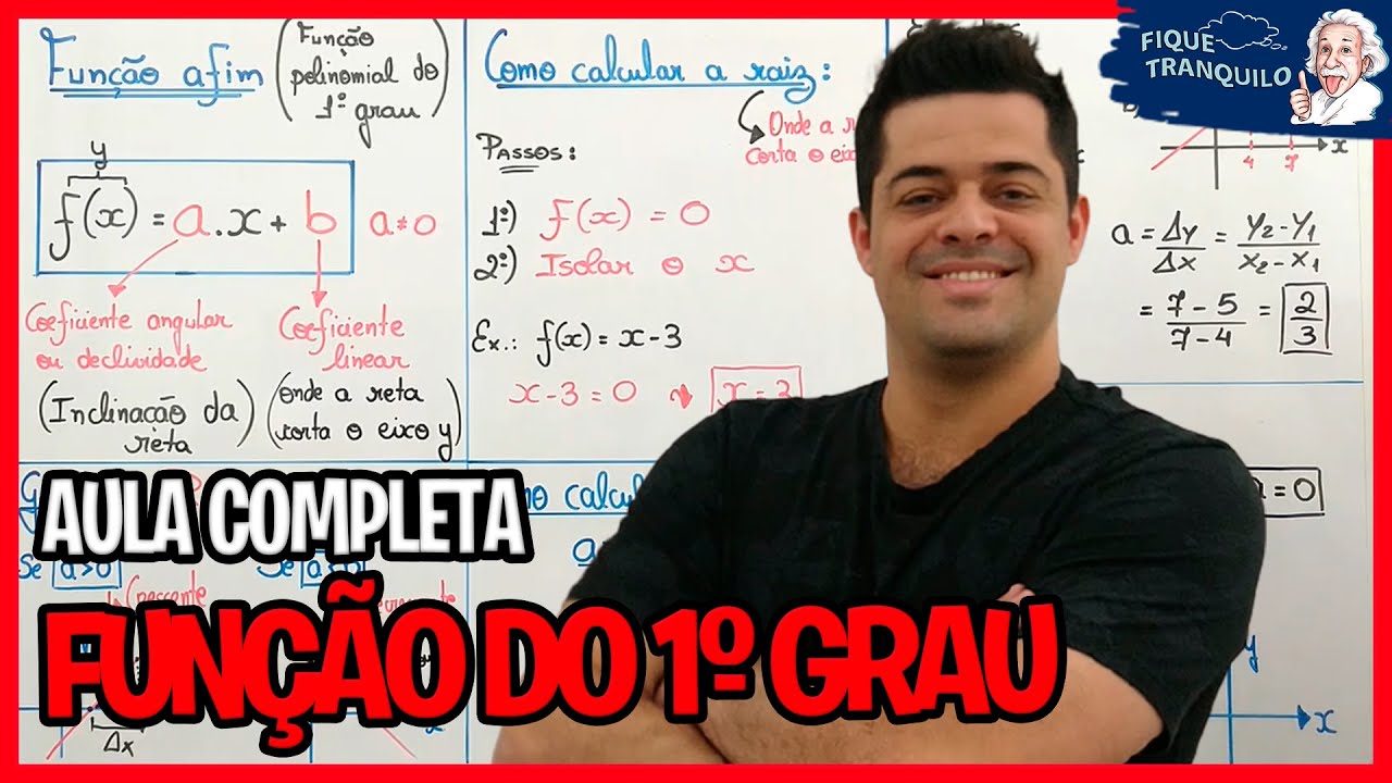 Função afim | Função do 1º grau (Aula completa !!!)