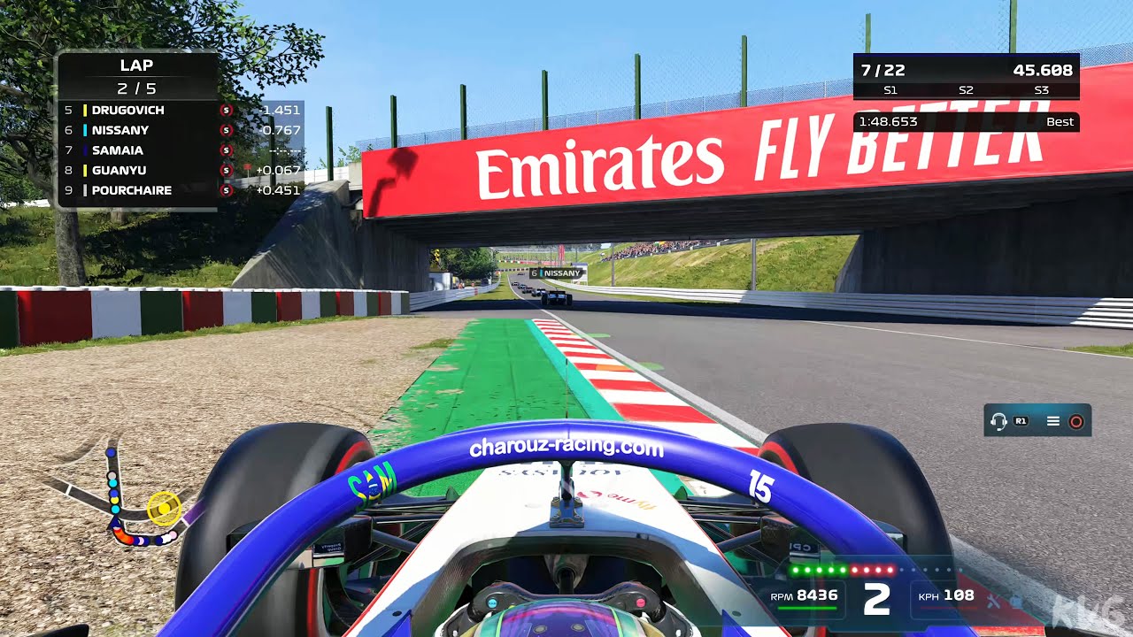 F1 22 - Guilherme Samaia Gameplay (PS5 UHD) [4K60FPS]