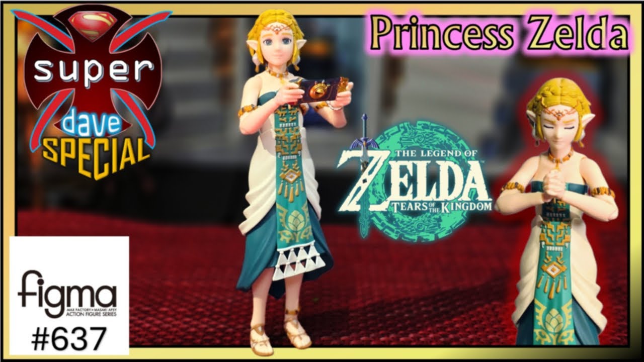 Zelda the Princess from Tears of the Kingdom Figure Review Figma # 637