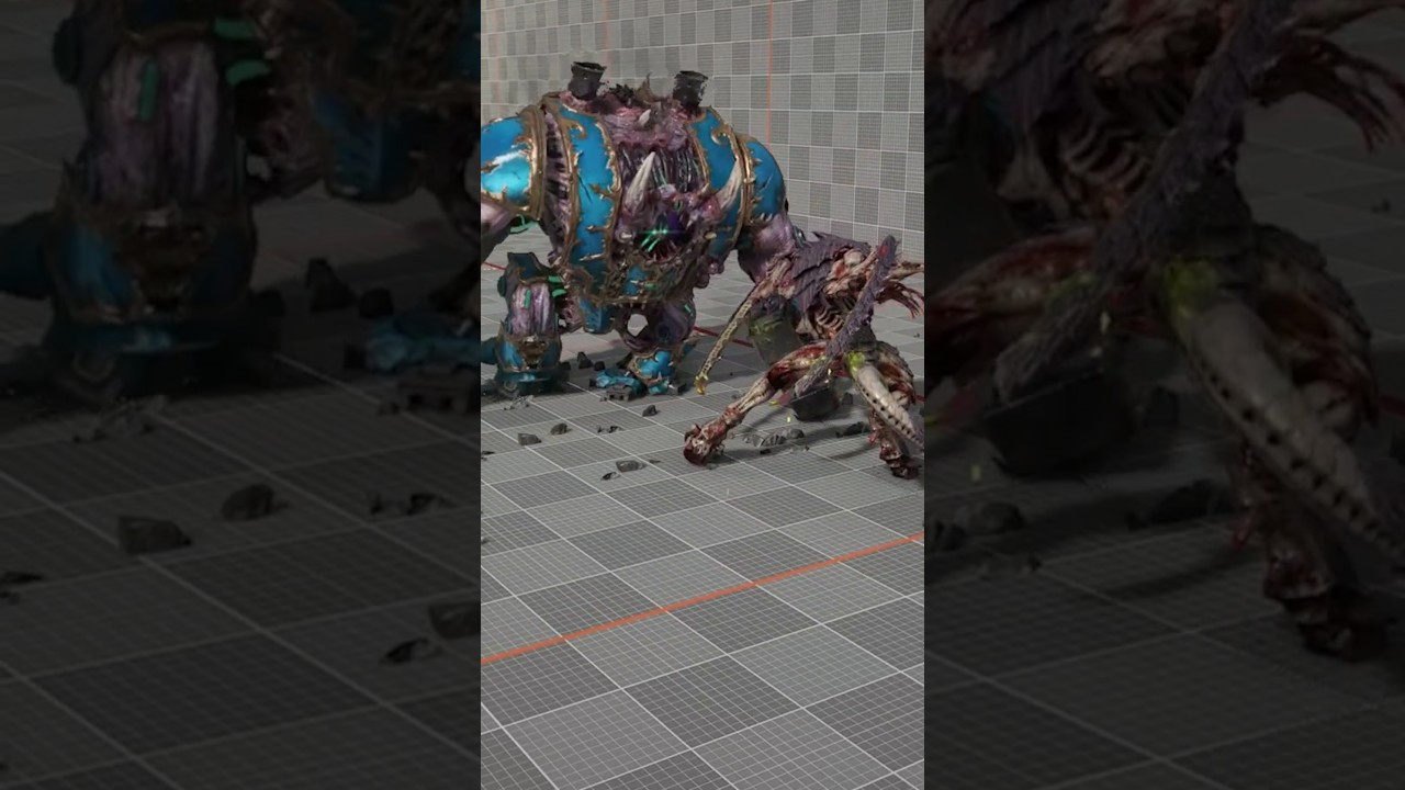 Helbrute VS Lictor #spacemarine2 #npcwars #shorts