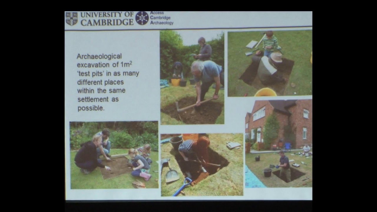 Dr. Carenza Lewis - The contribution of Test Pits to Archaeology