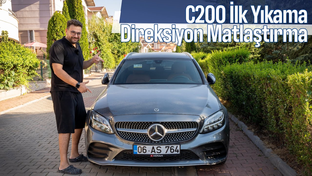 C200 4Matic İlk Yıkama | Direksiyon Matlaştırma | TOGG'lar ve Kediler yalnız bırakmadı