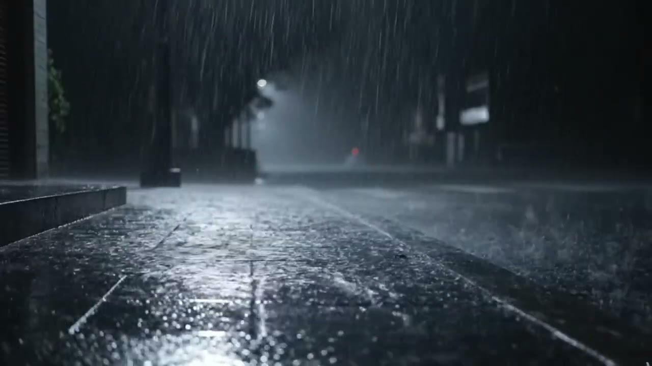 Deep Sleep with Thunder & Rain (All Night) I Heavy Rain & Roaring Thunder