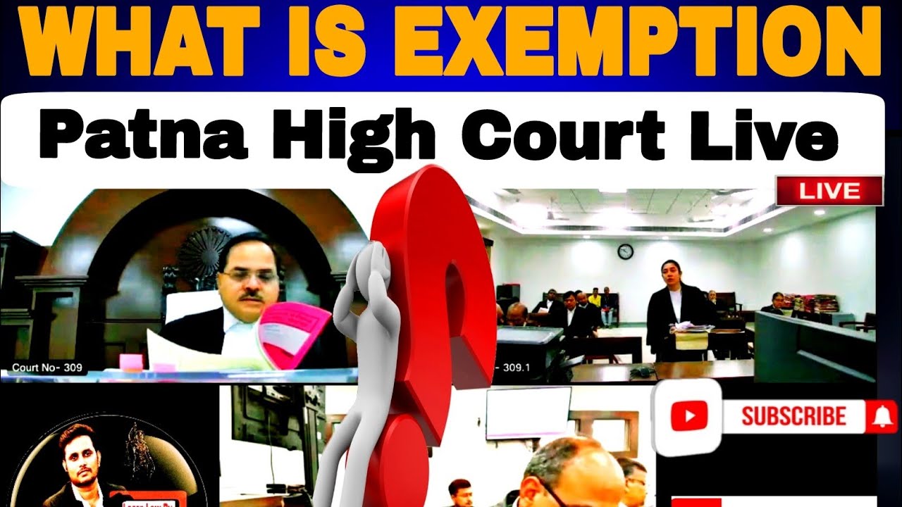 YOUNG LADY LAWYER | Amazing 🤔👍 Argument | For grant - Exemption |In Patna High Court |
