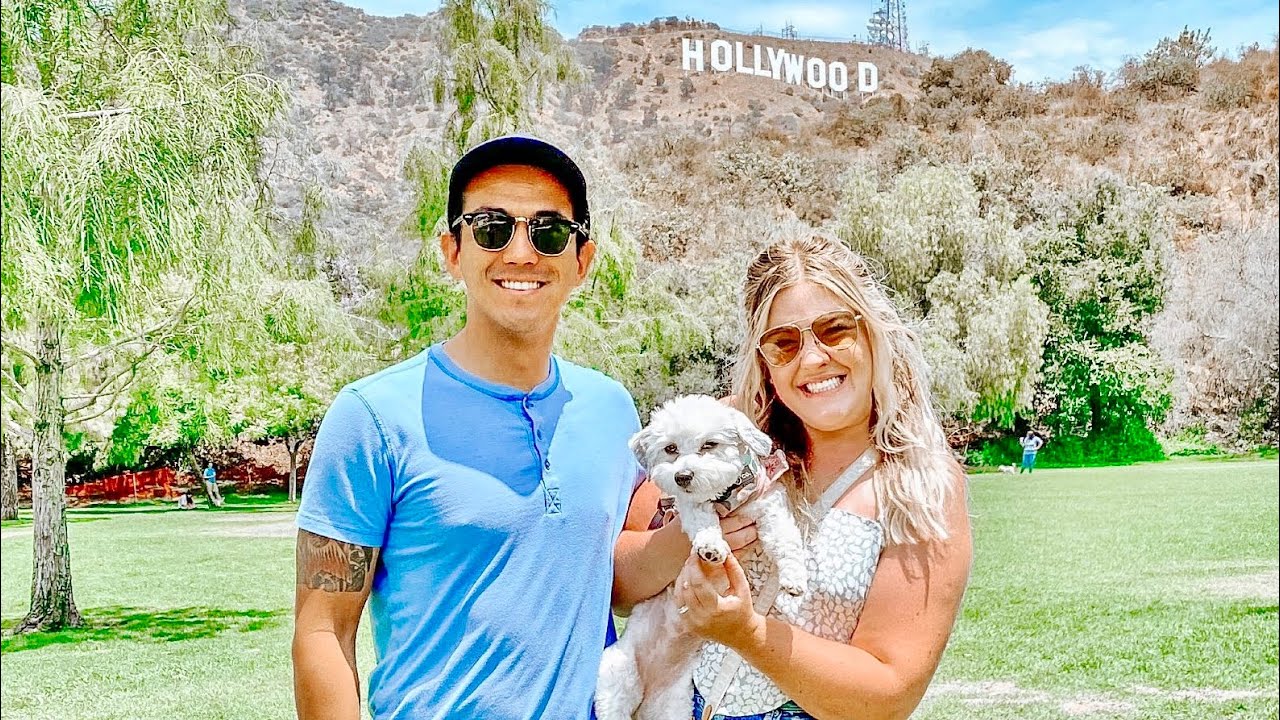 Taking our Puppy to California! | LA Travel Vlog - Hollywood, Santa Monica & Solvang!