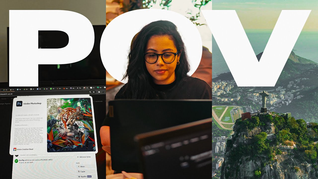 pov: trabalhando e viajando como designer c/ 27 anos, um dia em coworking no RJ