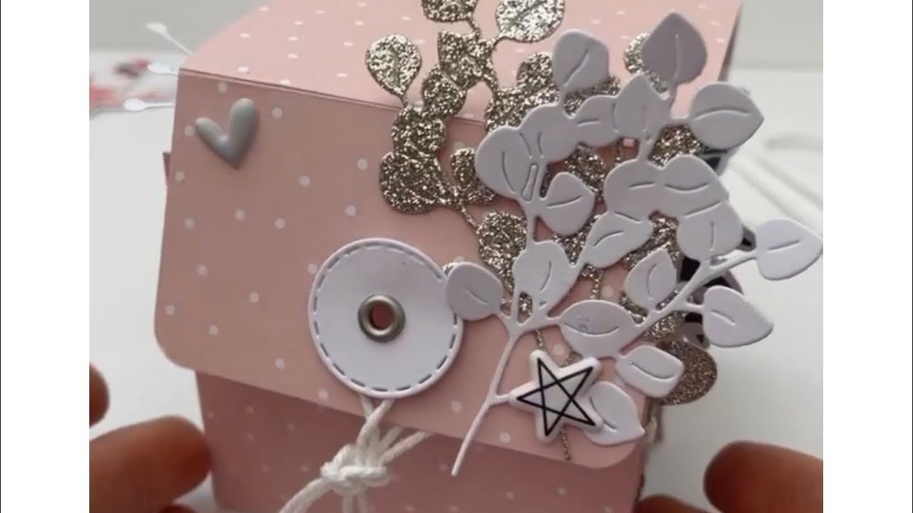 Box Mini Album Clip for Scrapbooking Ideas
