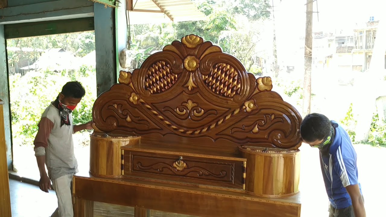 New And Latest Wooden Box Bed Fitting//Box Palang Ko Kaise Fitt Kiya Jata Hai