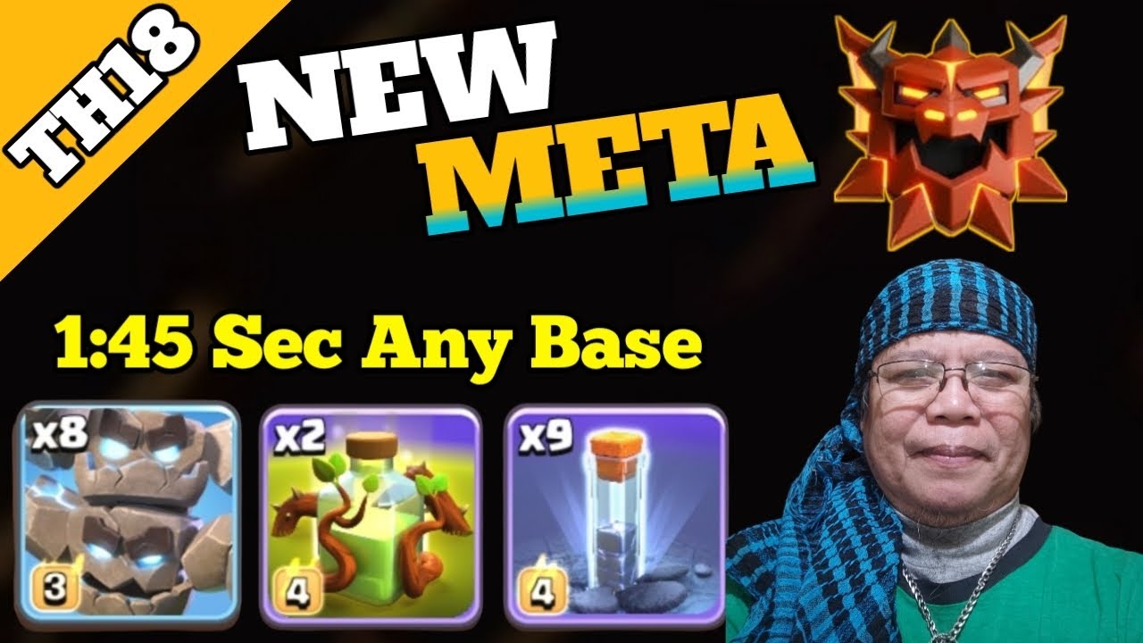 Th18 New Illegal Combo In Legends | Best Epic Strategy After Update (Clash Of Clans)