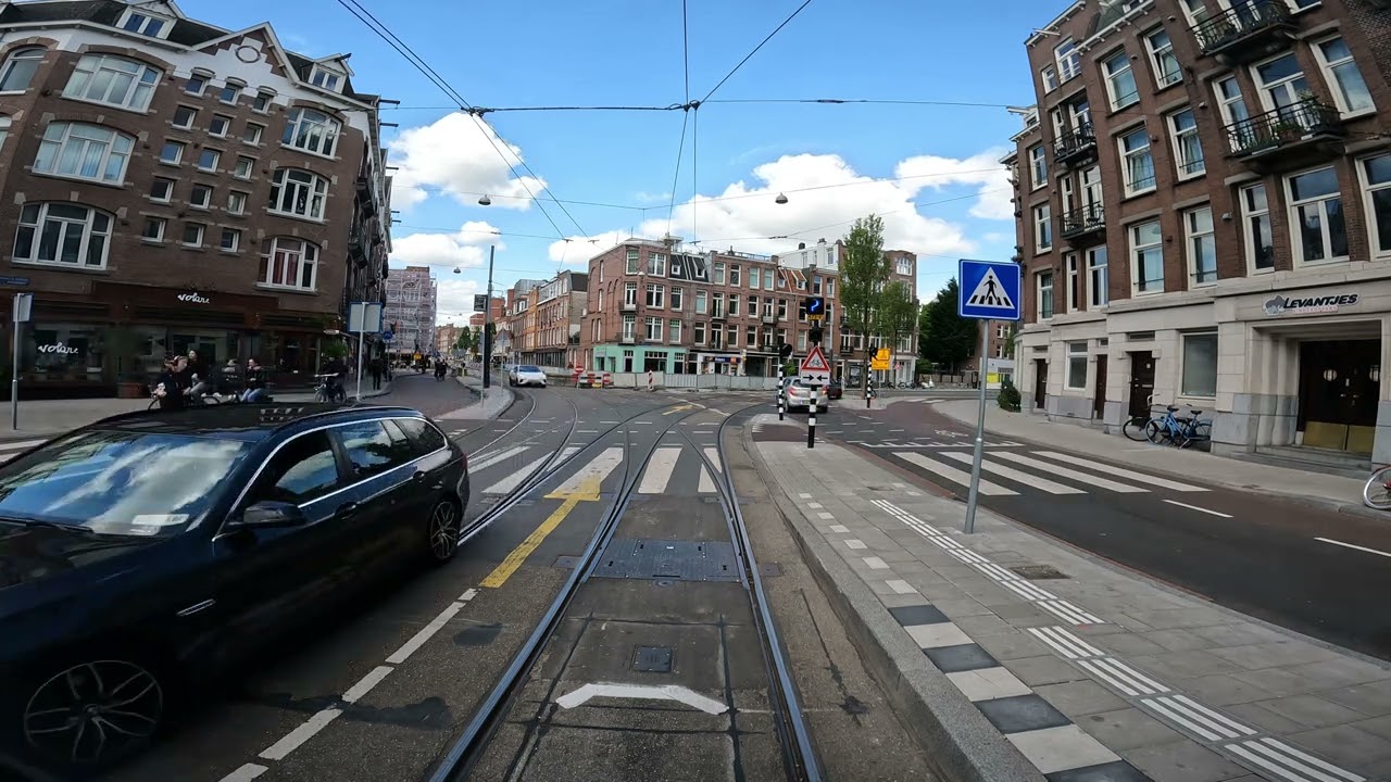 GVB Amsterdam Tramlijn 13 F. Hendrikplantsoen - Slotermeer Oranje Loper Omleiding | Mei 2025