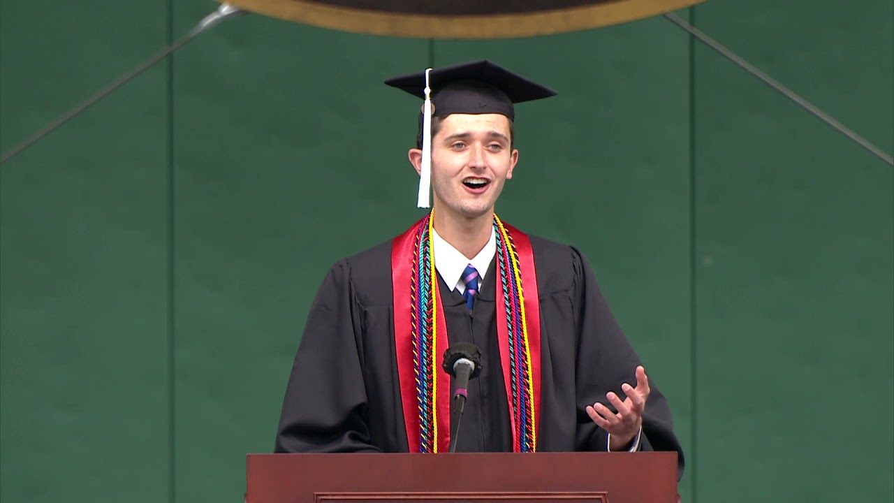 Nathan Hostert -  Undergraduate Class Orator  - 2021 Northeastern Commencement Speech