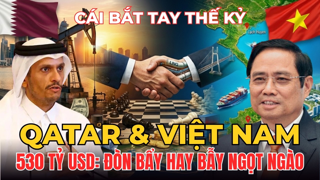Cái Bắt Tay Thế Kỷ: 530 Tỷ USD Từ Qatar: Việt Nam Có Thể Trở Thành “Dubai Thứ Hai”?