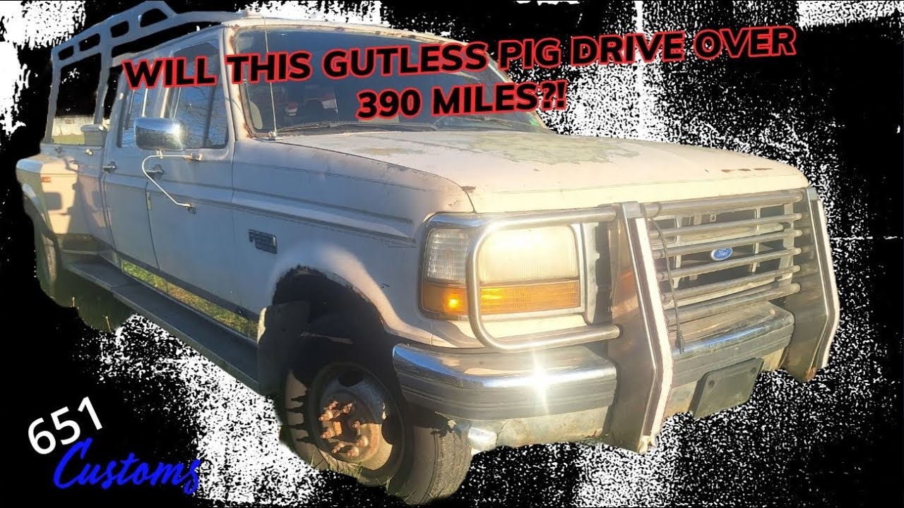 Сможем ли мы оживить этот заброшенный Ford F350 Crew Cab Dually 1992 года выпуска с двигателем 7....