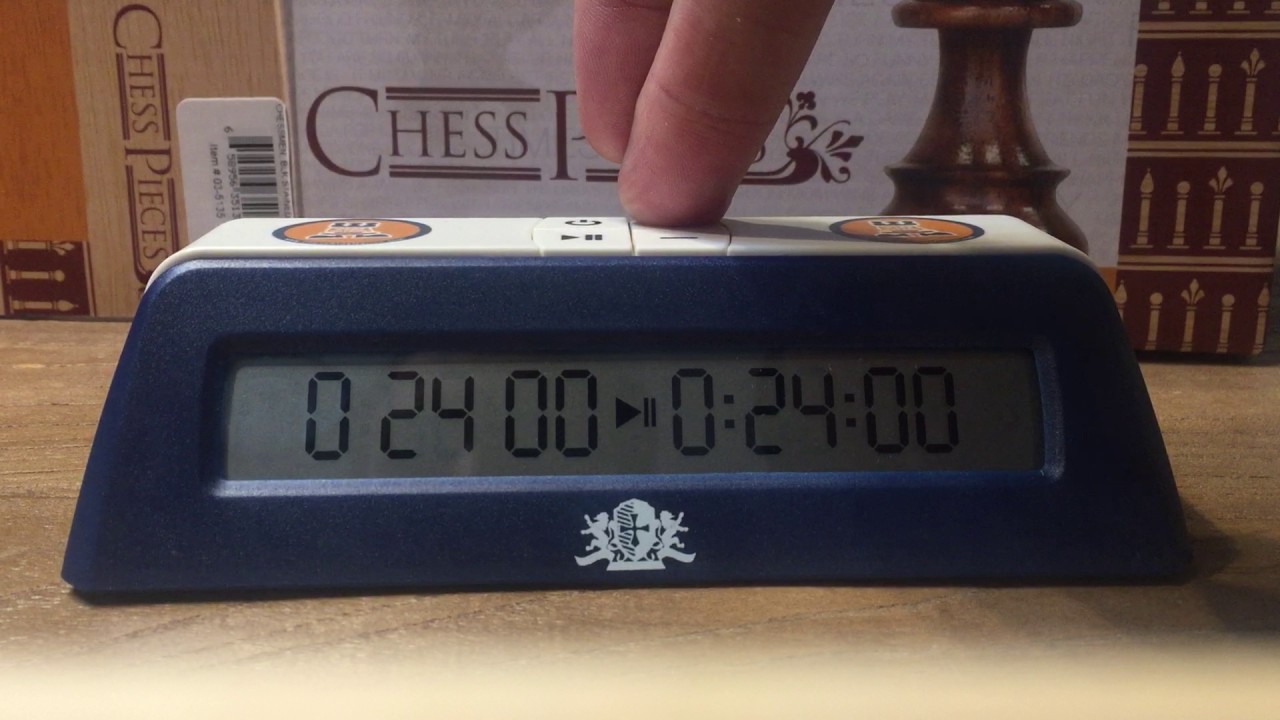 Chess Kid Nation Basic chess clock with delay video instructions