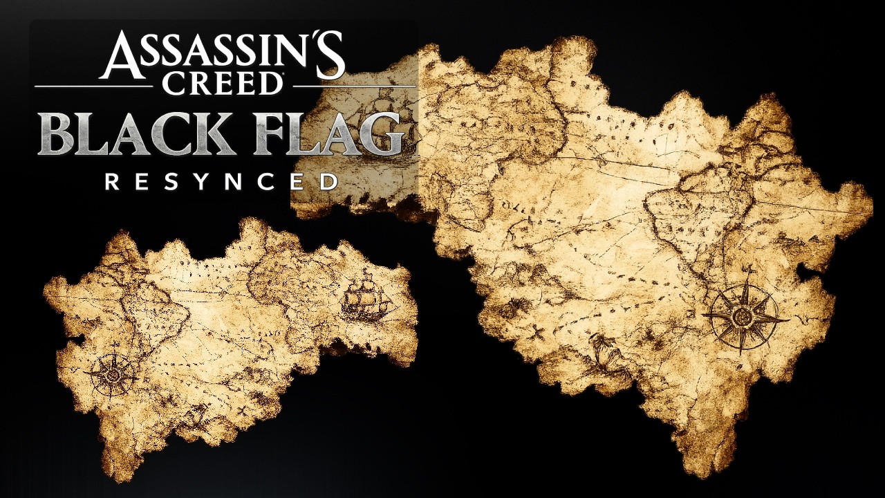 Assassin's Creed Black Flag Resynced All Tattered Map Pieces Locations
