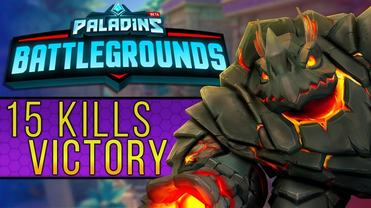 Paladins Battlegrounds | 15 Kills Makoa Victory!
