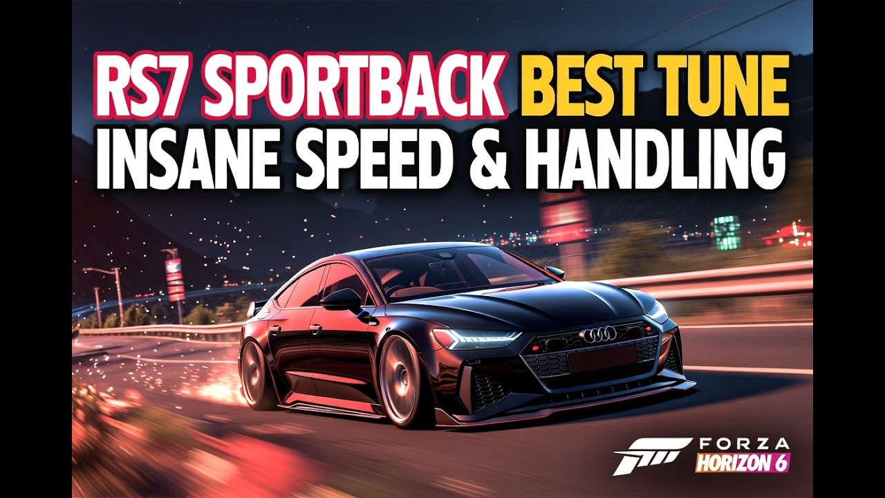 *260MPH* Audi RS7 Sportback Tune in Forza Horizon 6 &ndash; Insane Speed & Handling