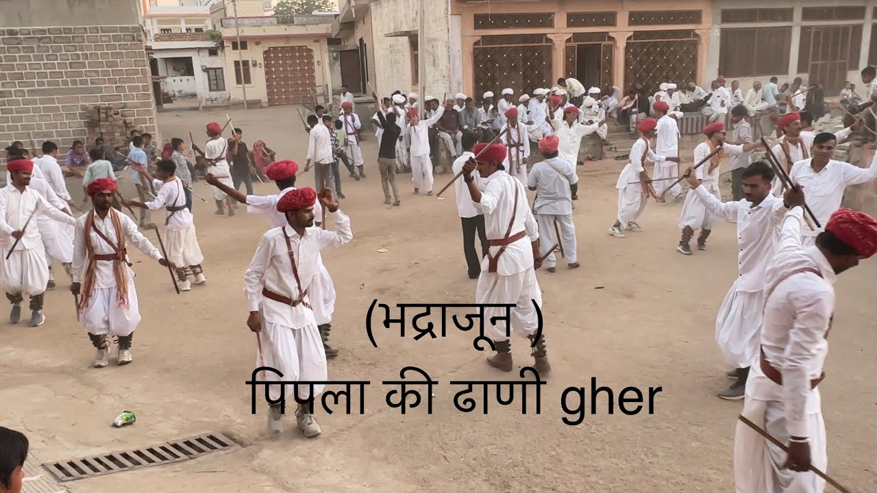 Gear Pipal Dhani || पिपला कि ढाणी कि गेर || राजस्थानी संस्कृती 