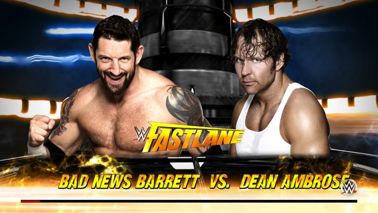 WWE 2K16 - Bad News Barrett vs. Dean Ambrose