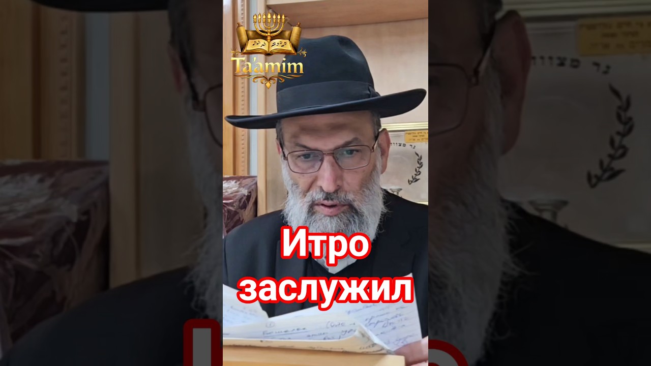 Итро заслужил #тора  #мудрость #евреи #израиль #заслуга