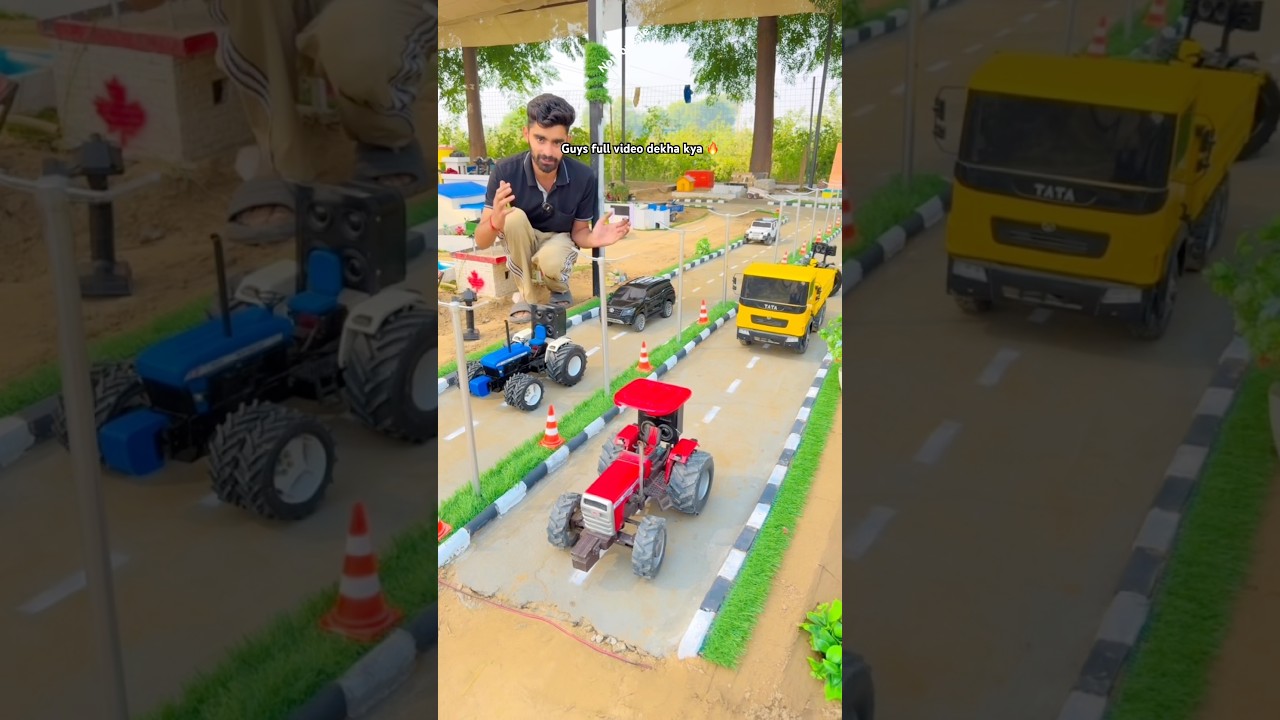 Fortuner, Massey , Truck on mini highway 🔥🔥 #automobile