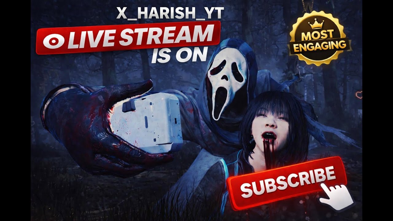 Dead by Daylight LIVE 🔥 Horror Game Night 😈 | Hindi #HindiGameplay #LiveStreamIndia