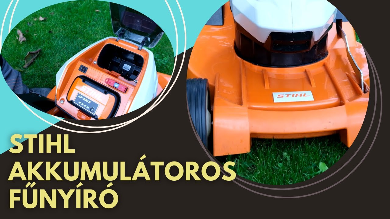 Megpróbáltuk a STIHL akkumulátoros fűnyíróját - STIHL RMA 448 PV