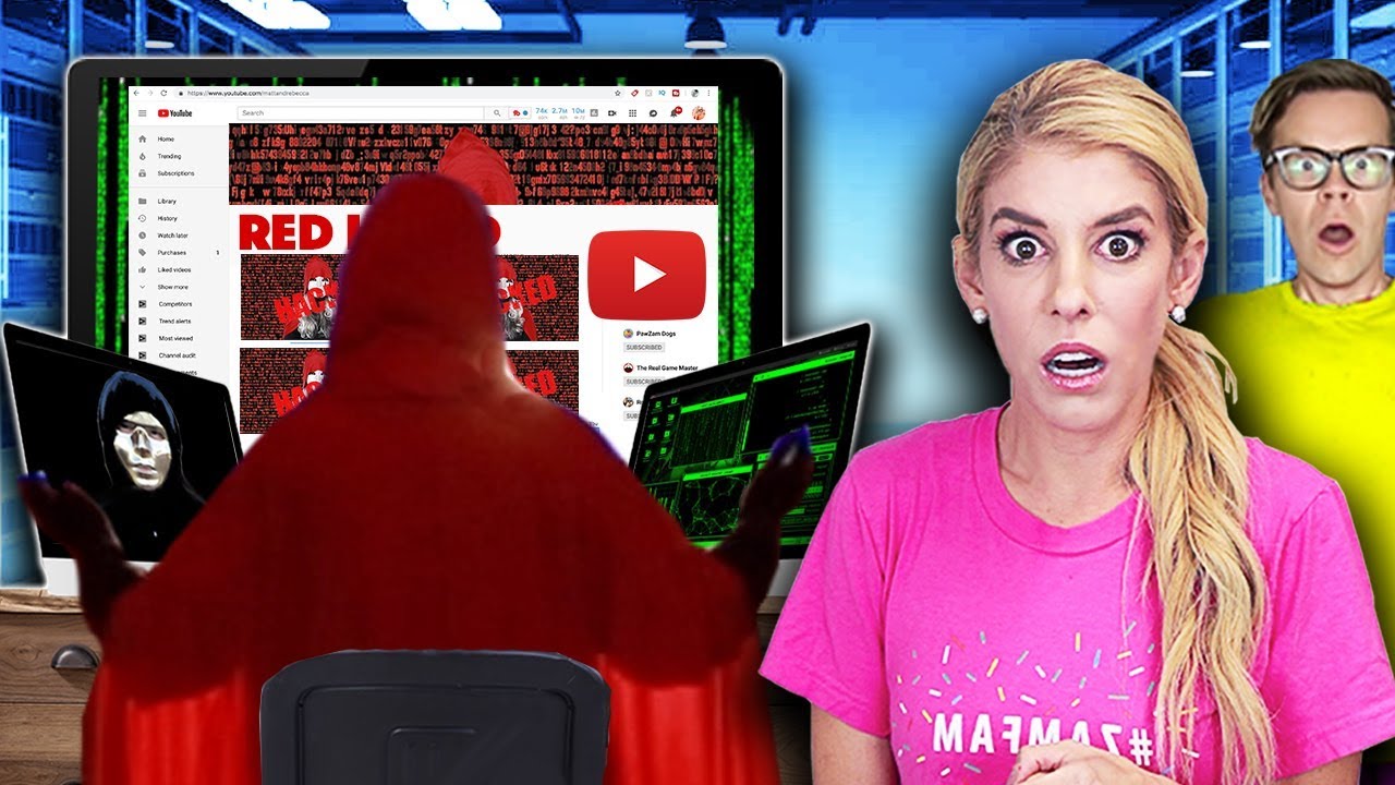 The Red Hood Quadrant Hacker is a Youtuber! (Game Master Network Face Reveal)