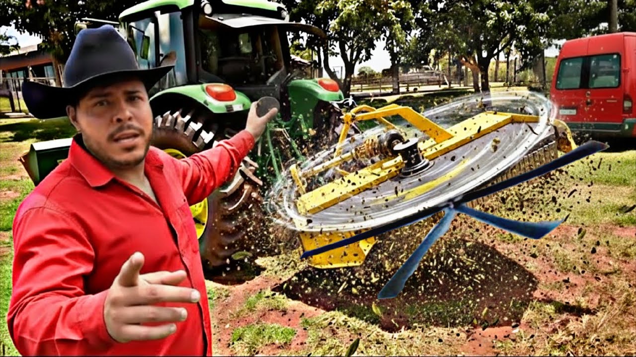 COMPREI O MAIOR CORTADOR DE GRAMA DO MUNDO