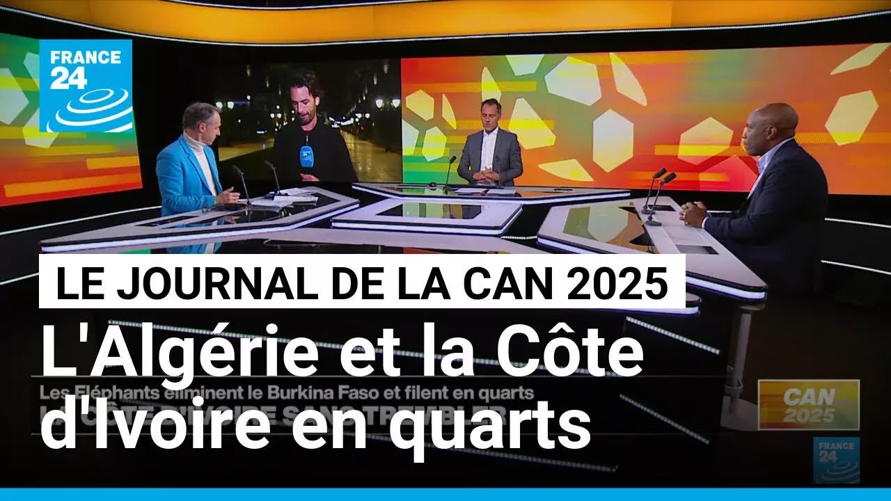 L'Algérie et la Côte d'Ivoire se qualifient pour les quarts de finale • FRANCE 24
