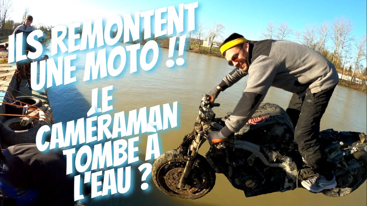 Episode 5 : pêche à l'aimant, on remonte une moto Triumph 1200 RR ?