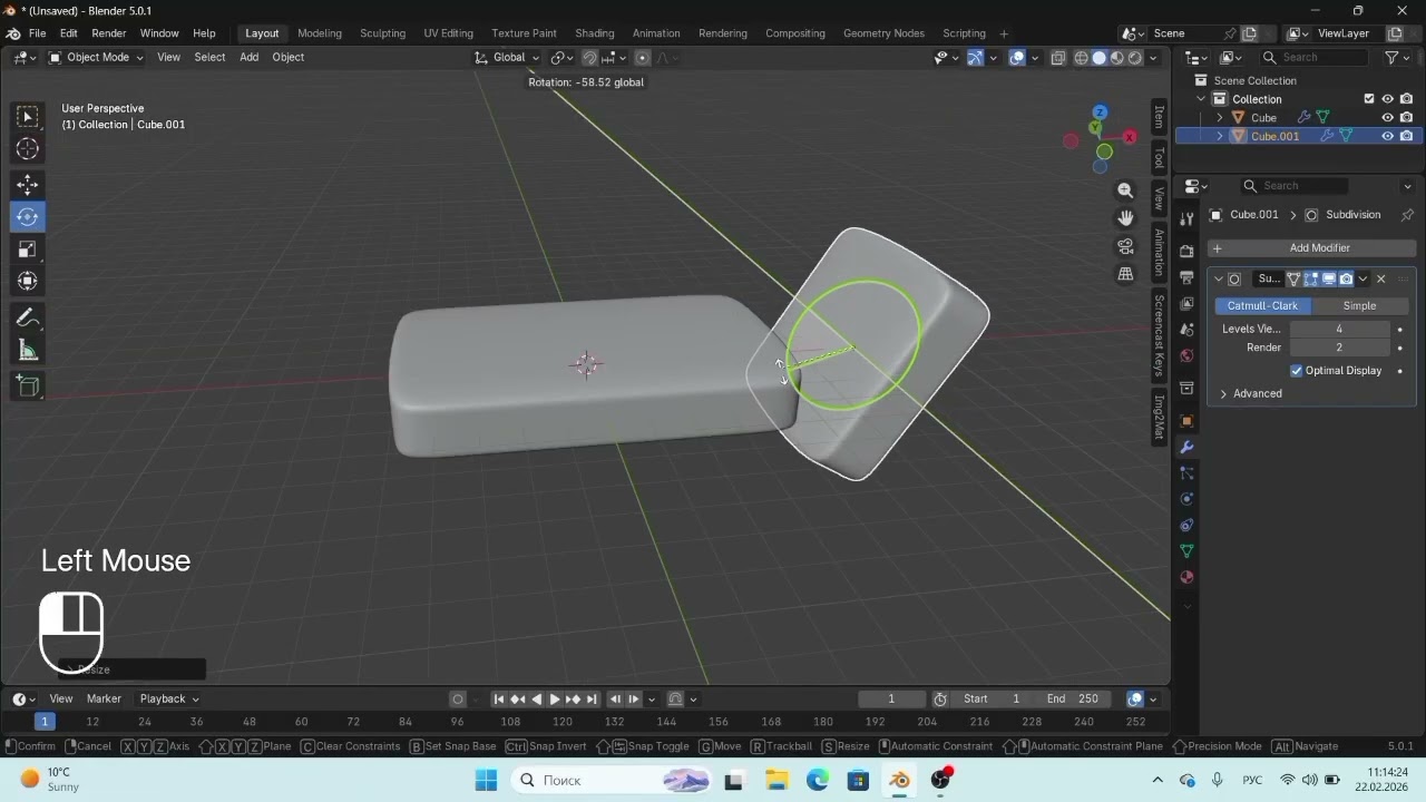 Divan 3D Modeli | Blendr Full Tutorial 2-dars
