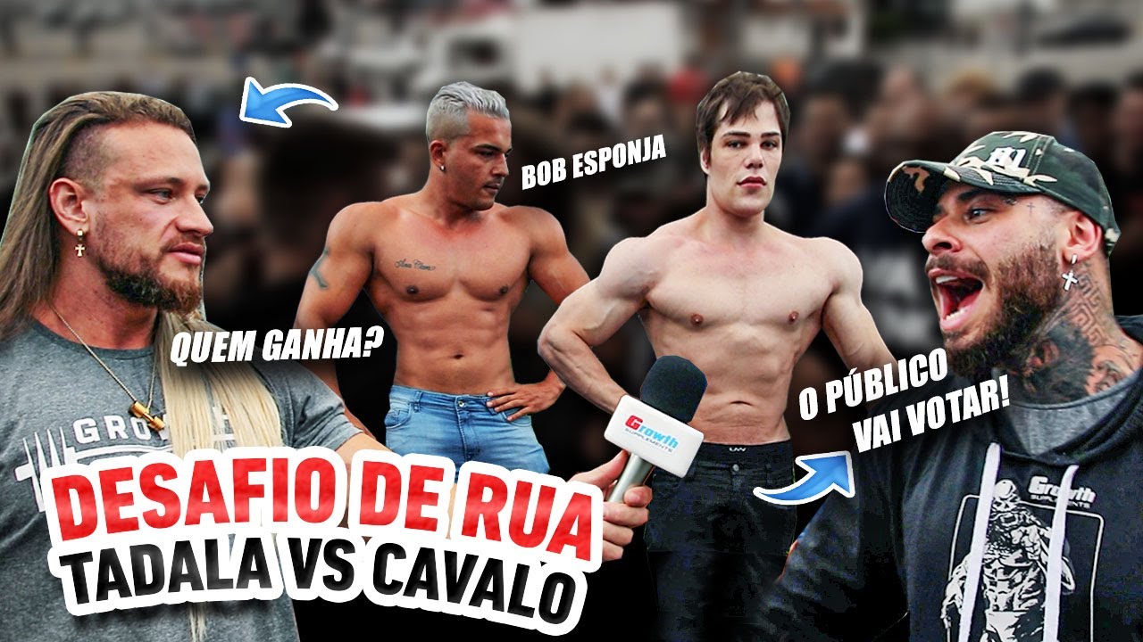 LEO STRONDA DESAFIOU TADALA E CAVALO NAS RUAS