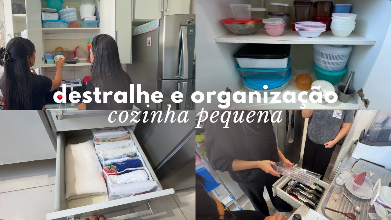 Destralhe e Organização da Cozinha da Mari França | Organizando com uma Personal Organizer ✨🧹