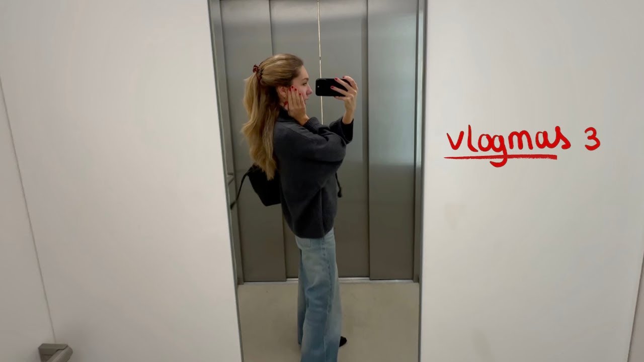 vlogmas 3: dia mais calmo, coffee, aulas e provar cookies