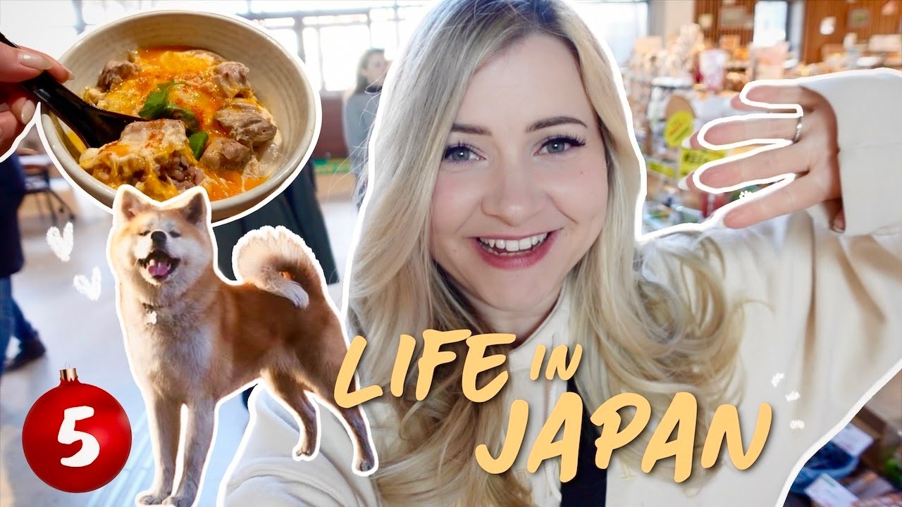 japan travel vlog 🐕✨ homestay, local foods, akita dogs