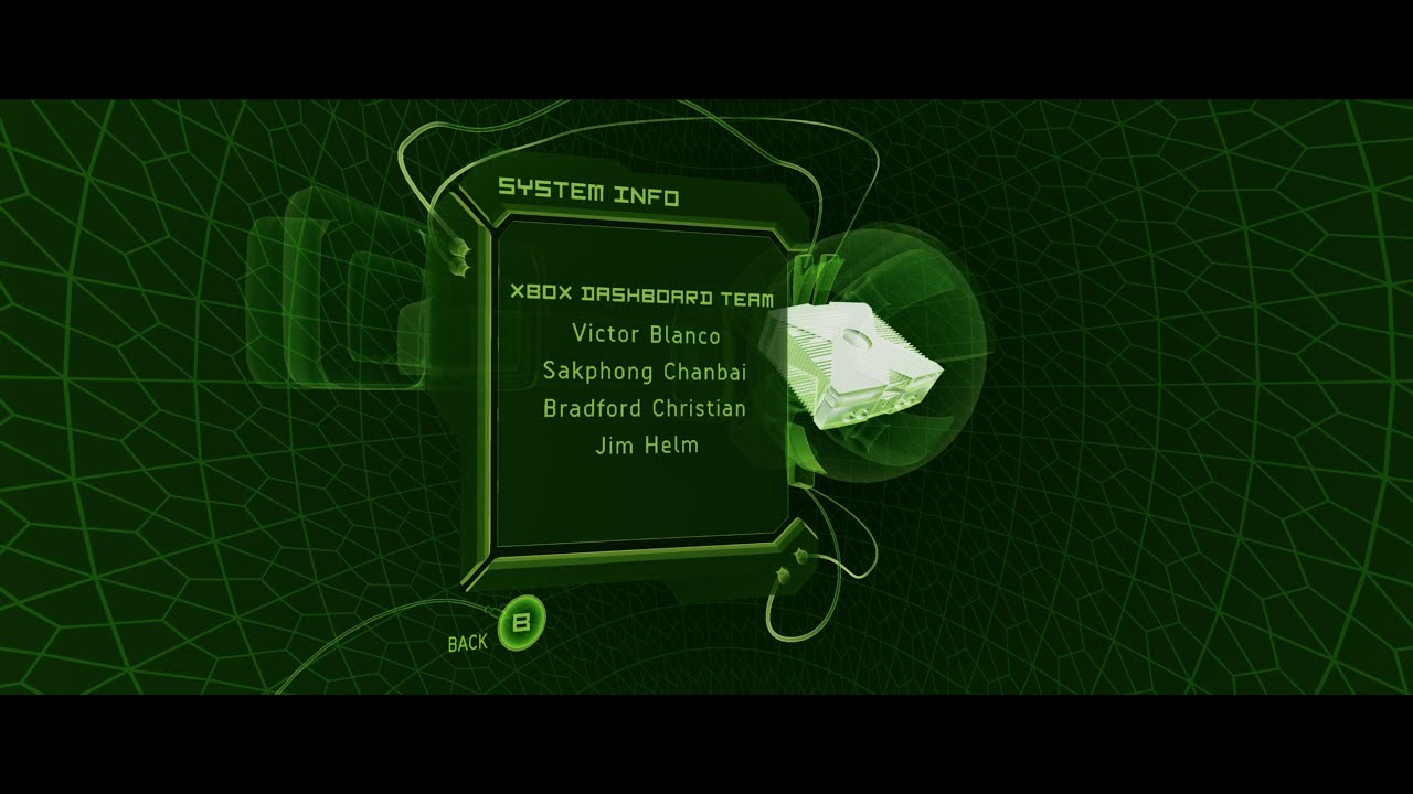 Original Xbox Dashboard-Easter Egg