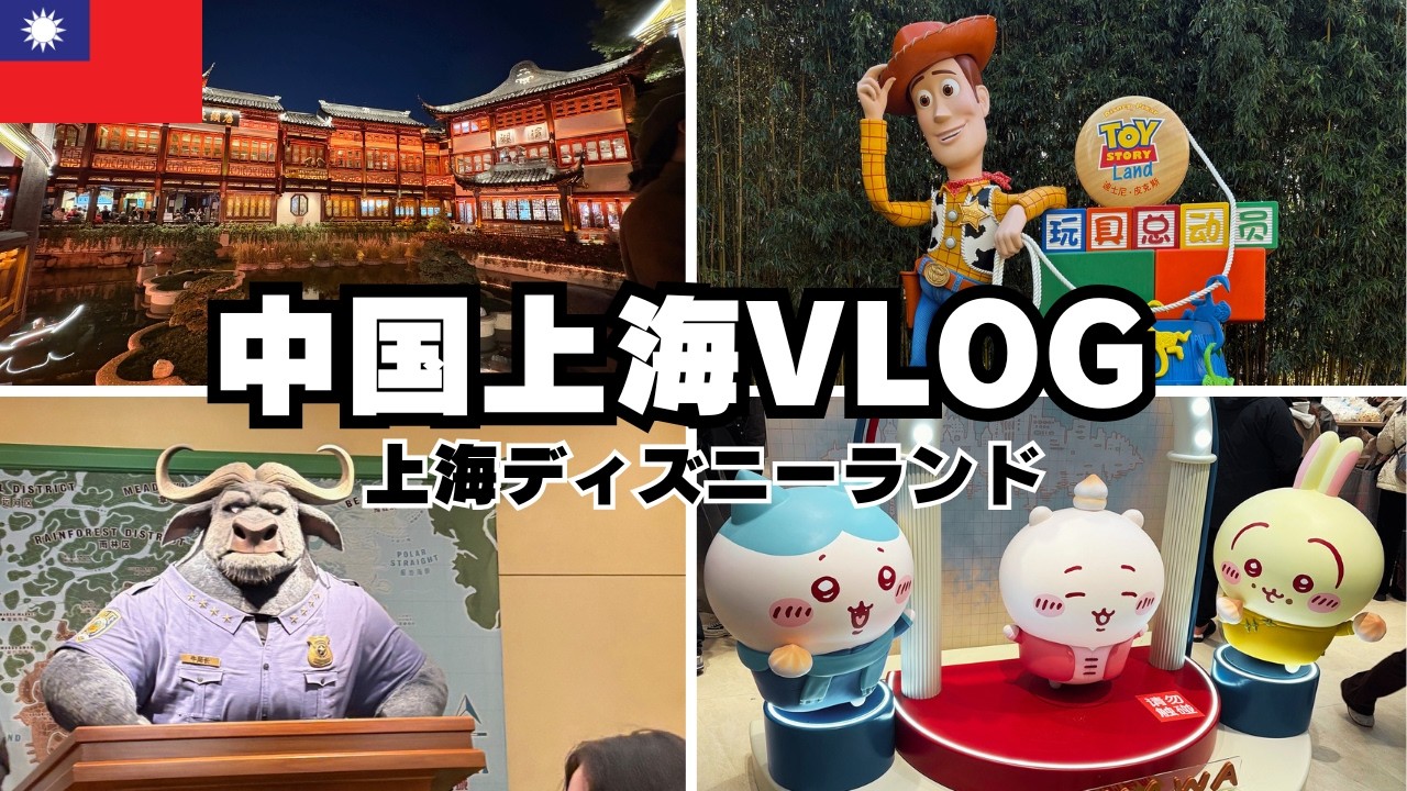 中国上海ディズニーランド行ってきた！今中国行っても大丈夫？【Travel vlog】2025.11.29～1201　Shanghai Disneyland